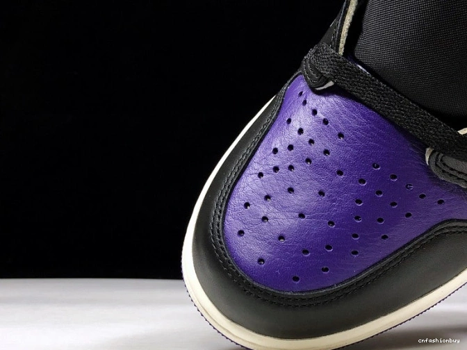 Court Air 555088-501 Jordan 1 Purple 1018